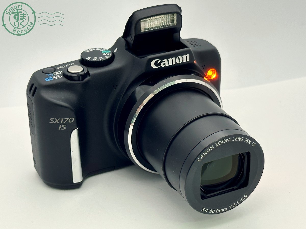 11330652 ▽Canon キヤノン PowerShot SX170 IS ブラック デジカメ 