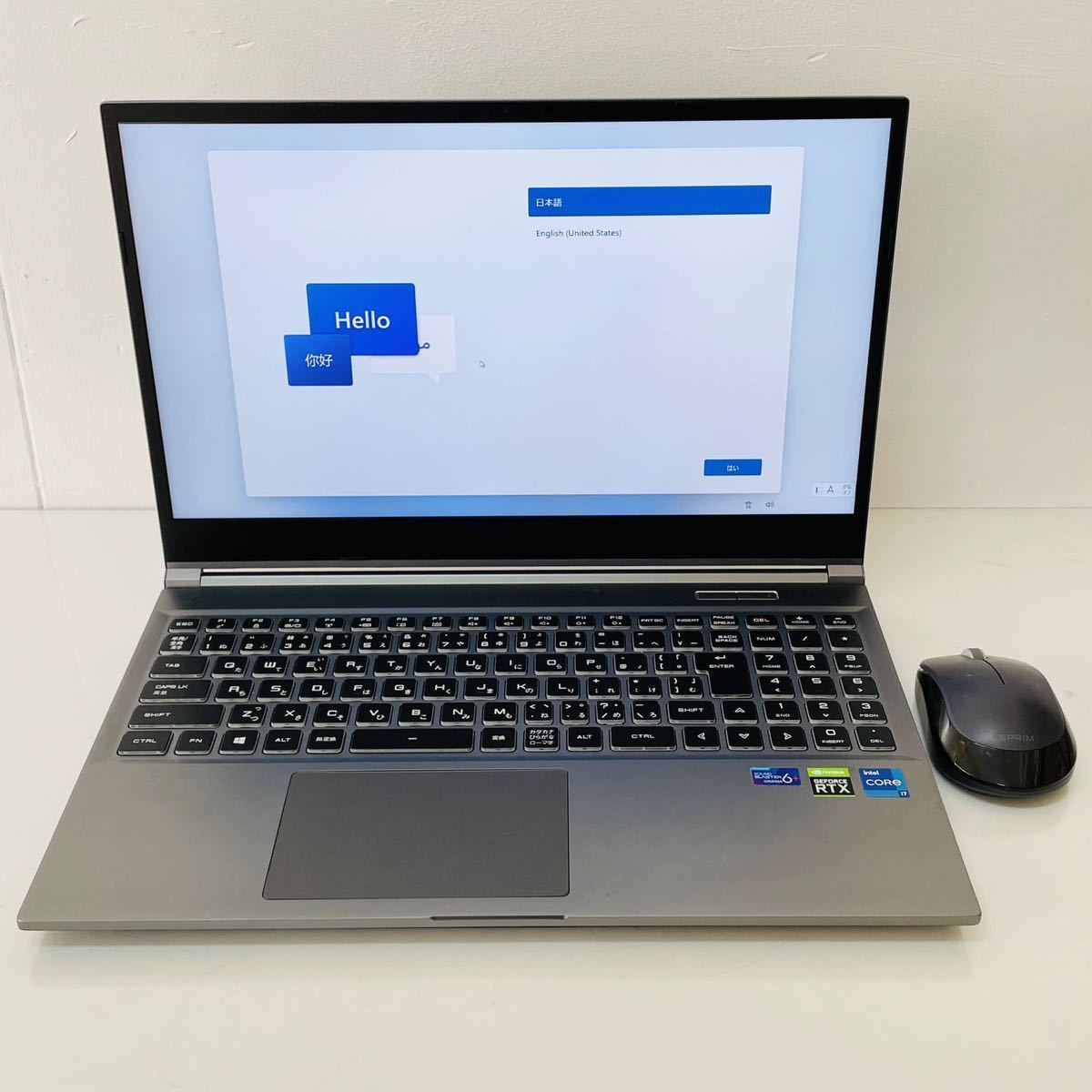 動作品　raytrek 　R5-TA6　i7　11800H 　2.30GHz 　32GB　 SSD1TB 　RTX 3060 　i15270　 80サイズ発送