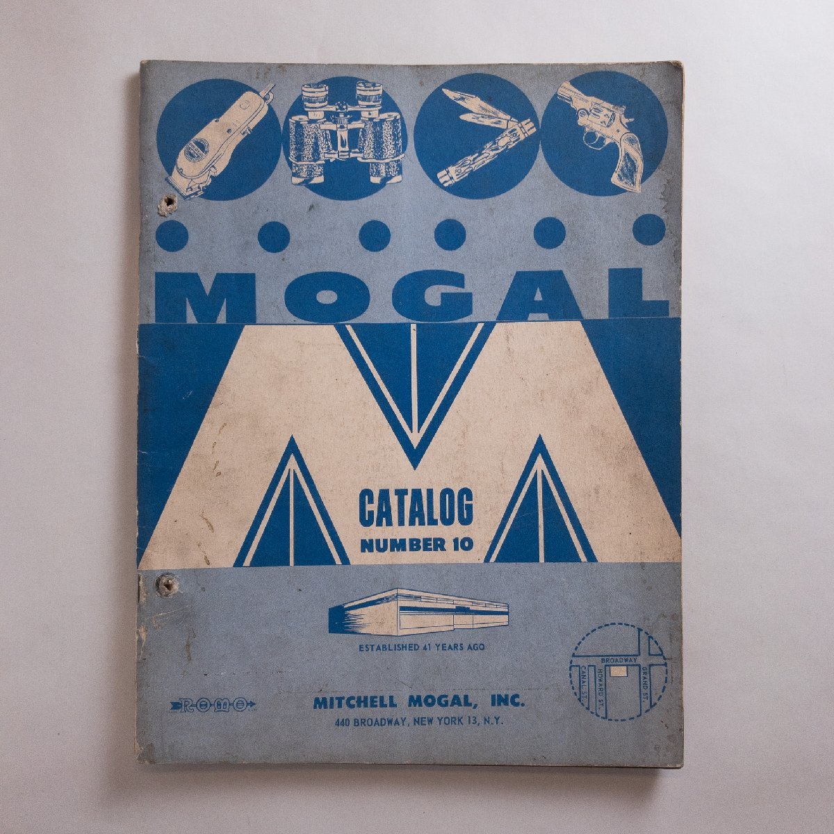 カタログ MOGAL CATALOG NUMBER10 剃刀 双眼鏡 ナイフ 銃_1
