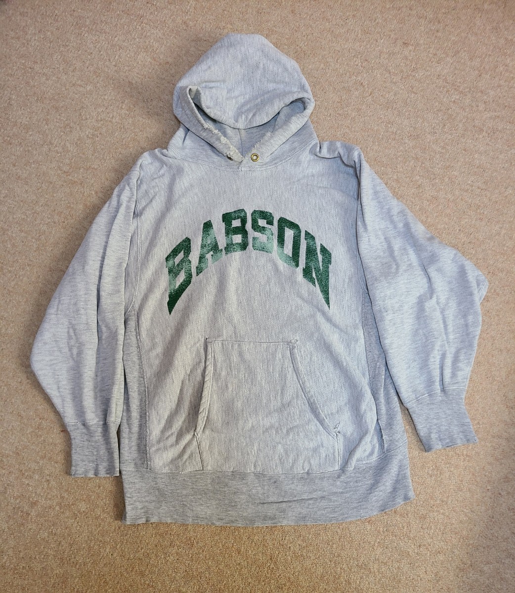 90s チャンピオン リバースウィーブ パーカーUSA製 Champion reverse weave ビンテージ 刺繍タグ　