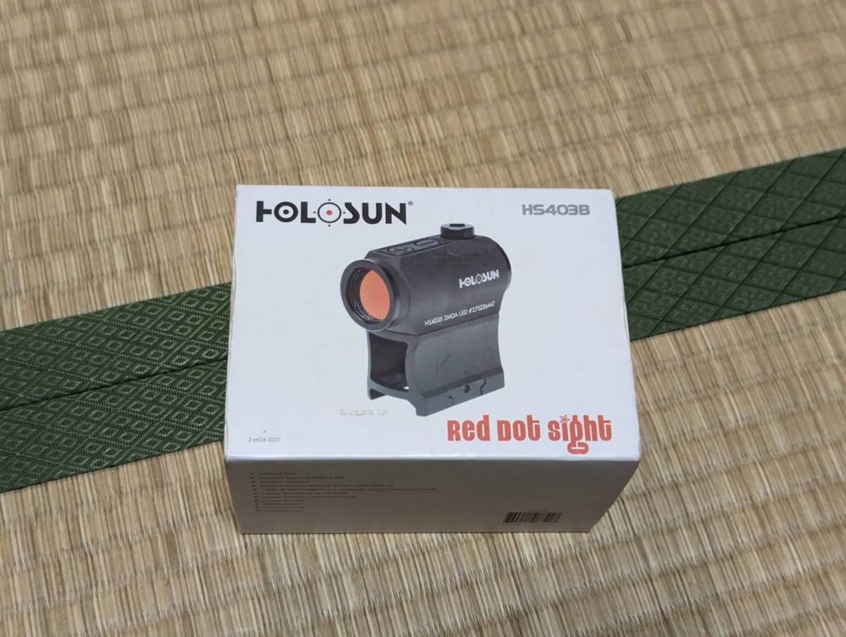 HS403B HOLOSUN ドットサイト ホロサン | 実物 2MOA Micro HS403R 本物