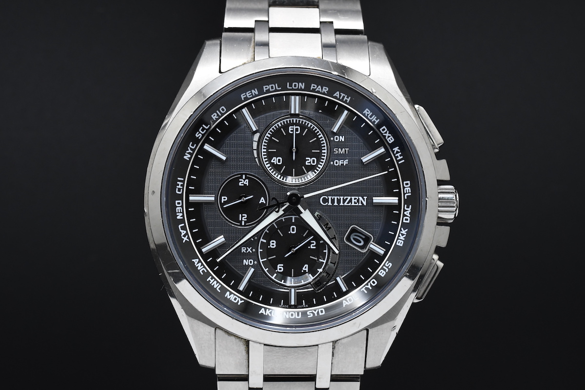 CITIZEN シチズン アテッサ Ref：H804-T018696 チタン 電波ソーラー 