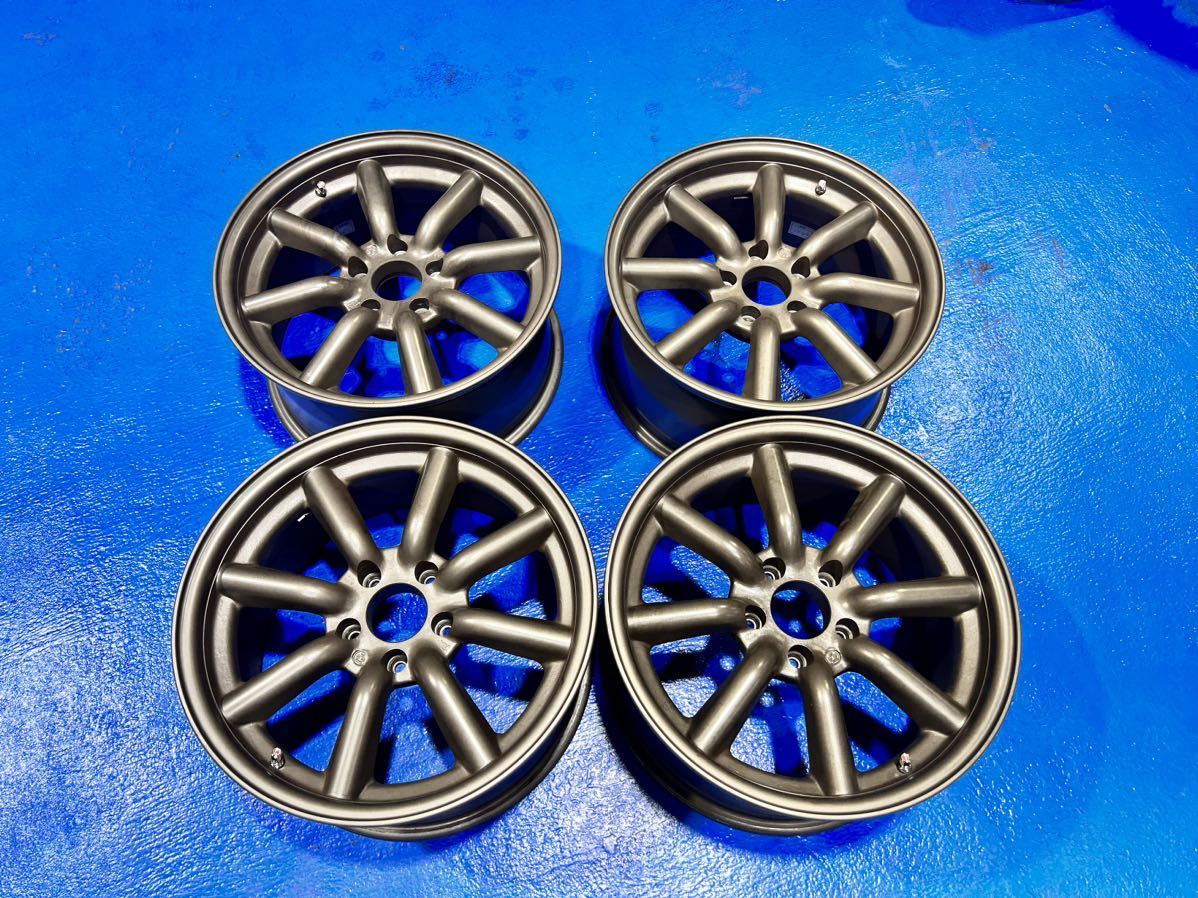 【希少極美品！】RSワタナベ エイトスポーク PCD114.3 5穴 17×8.5J+27 17×9J+30 4本セット_1