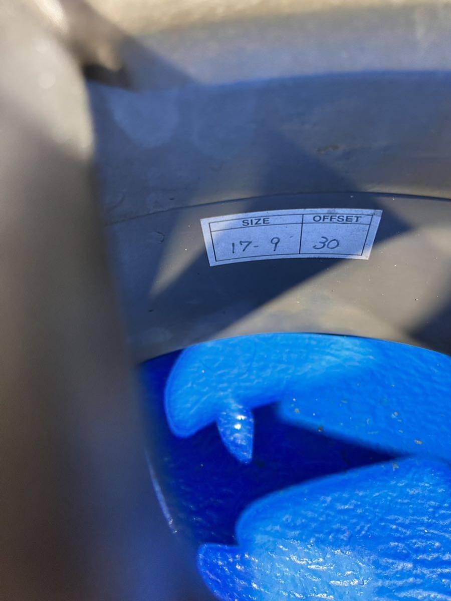 【希少極美品！】RSワタナベ エイトスポーク PCD114.3 5穴 17×8.5J+27 17×9J+30 4本セット_6