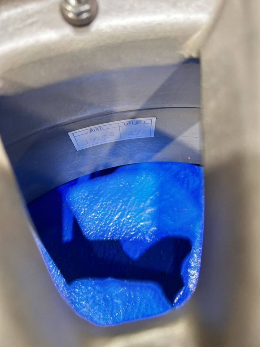 【希少極美品！】RSワタナベ エイトスポーク PCD114.3 5穴 17×8.5J+27 17×9J+30 4本セット_7