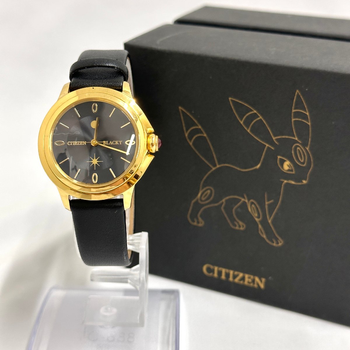 品 限定品 CITIZEN ポケモン ブラッキー 時計 ブラック EM0792-09W 