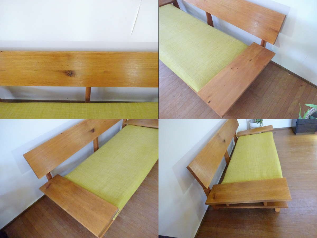 osk051107 【美品】 HIDA / 飛騨産業 キツツキ 森のことば 3人掛け