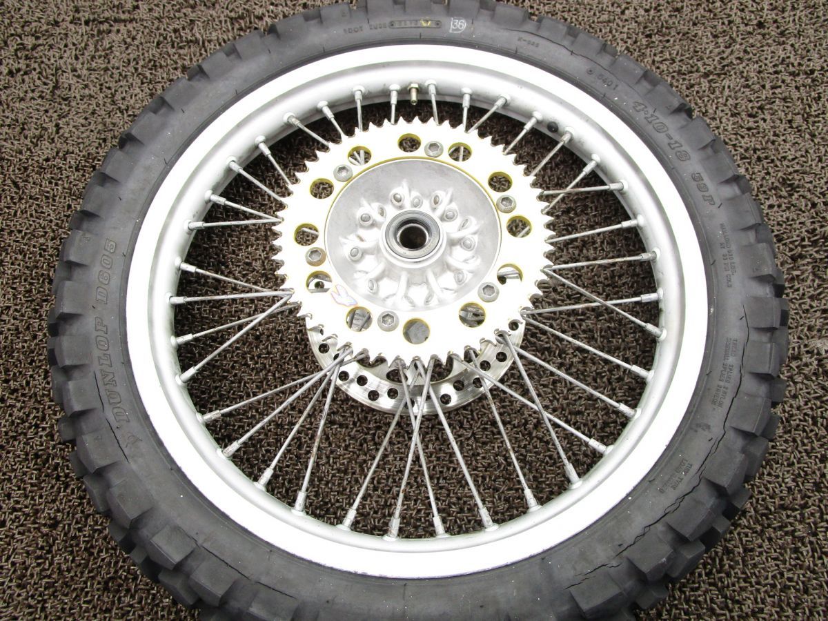 KDX125用ホイール前後セットDID リム