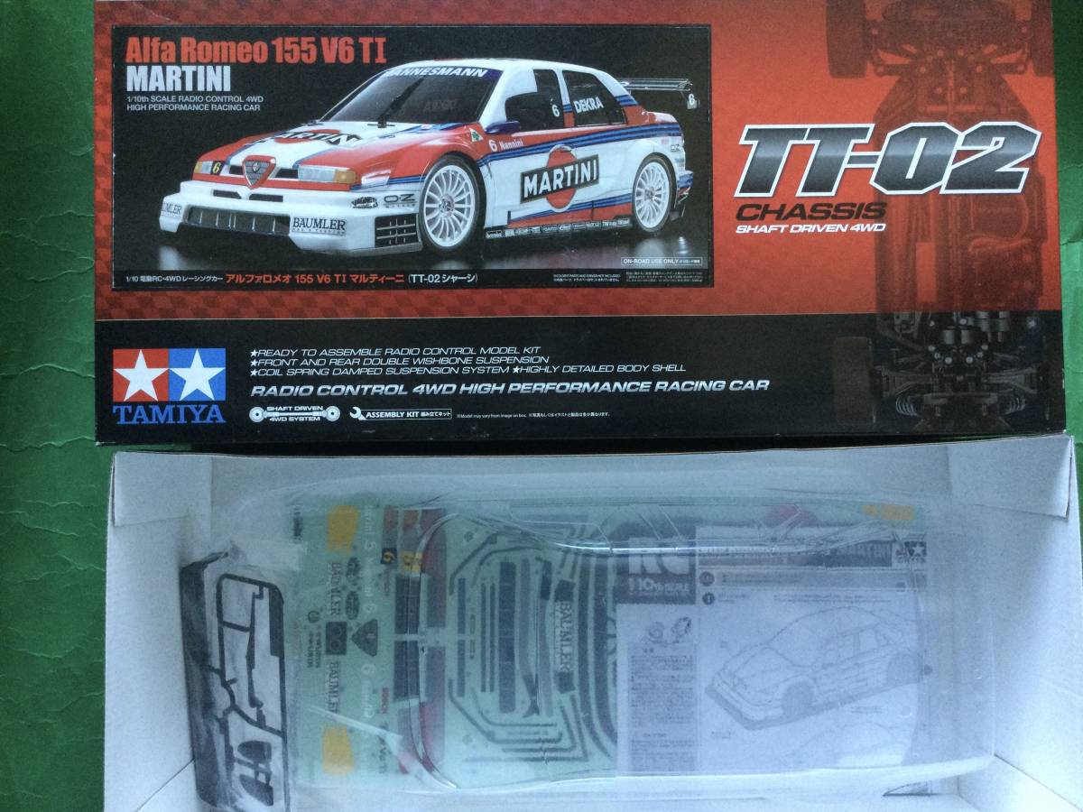 ☆タミヤ 1/10 アルファロメオ 155 V6 TI マルティーニ ボディ☆新品