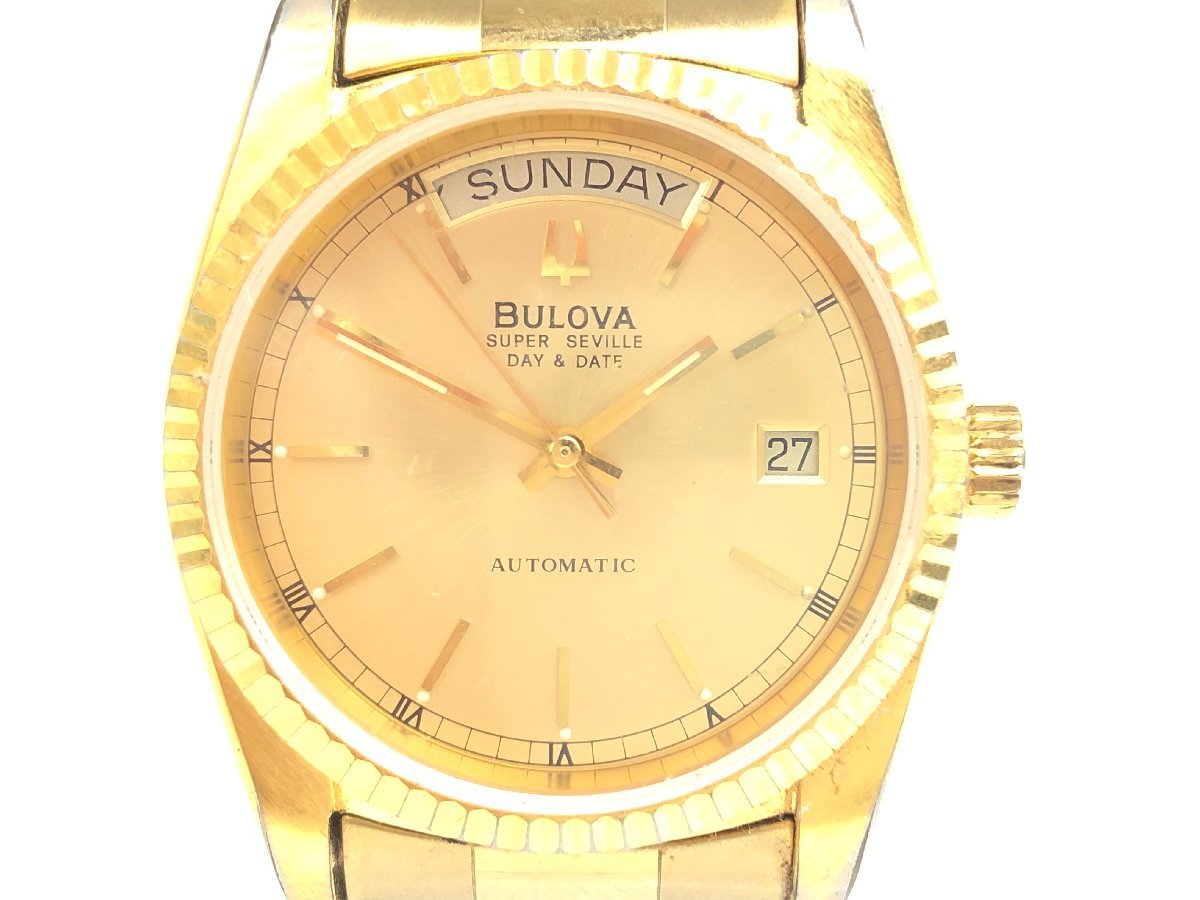 ブローバ BULOVA Yahoo!オークション - SUPER デイデイト super 