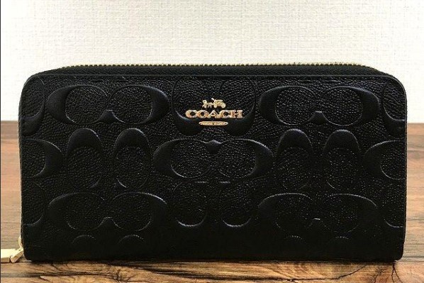 コーチ COACH 長財布 財布 プレゼント 贈り物 シグネチャー ロング ジップ 新品 未使用 ファッション F53834 A106