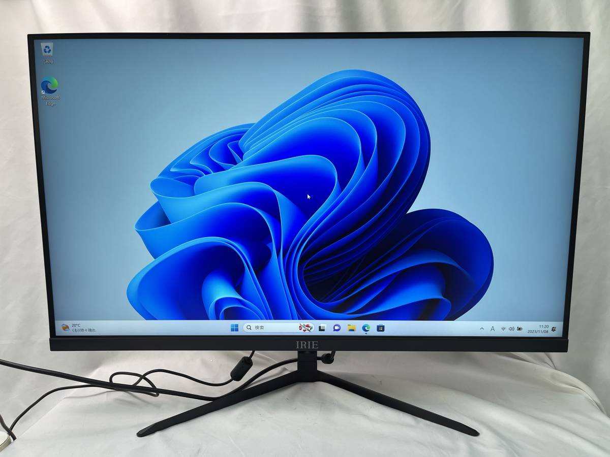 IRIE 32型液晶ディスプレイ 3840 x 2160高解像度【IPS／4K／60Hz／HDMI
