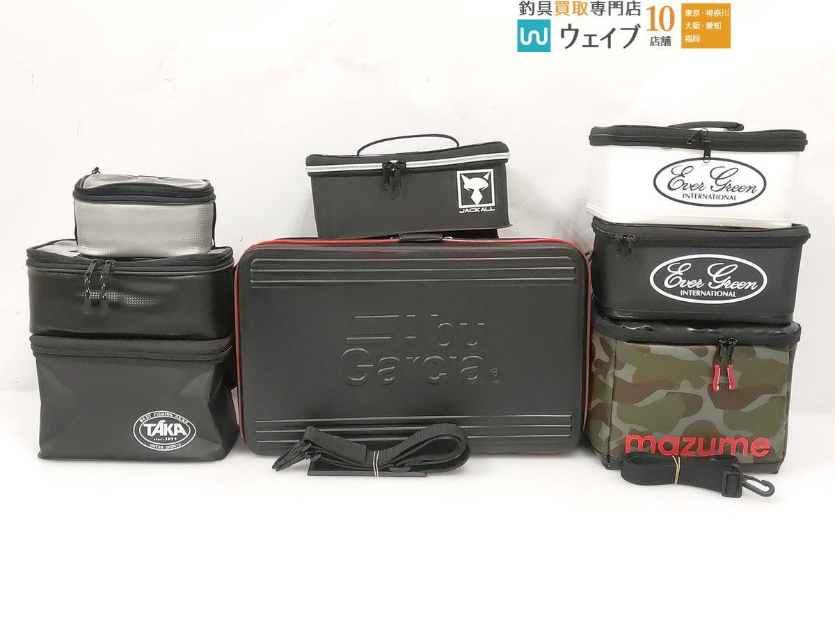 大人気，爆買い アブガルシア エバーグリーン マズメ ジャッカル バッカンセット 計8点(タックルボックス)｜売買されたオークション情報、yahooの商品情報をアーカイブ公開 - オークファン タックルボックス