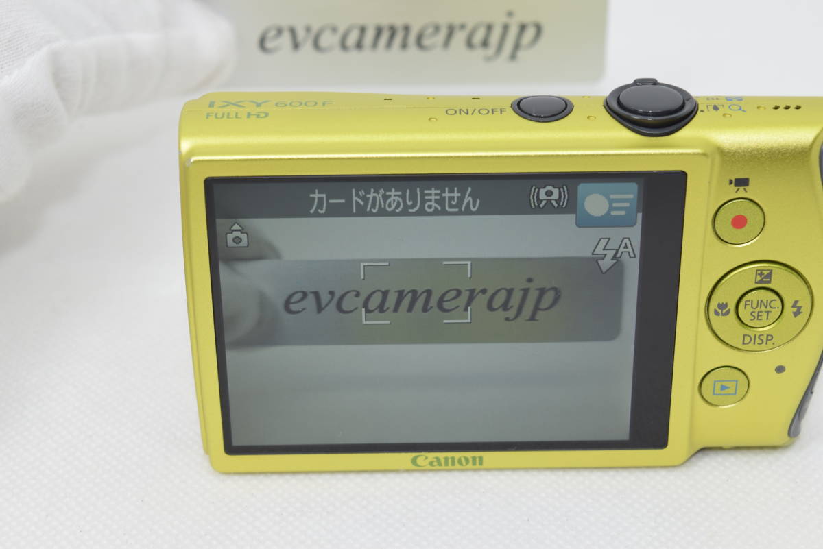 Near Mint Canon PowerShot IXY 600F Digital Camera 12.1 MP [美品 