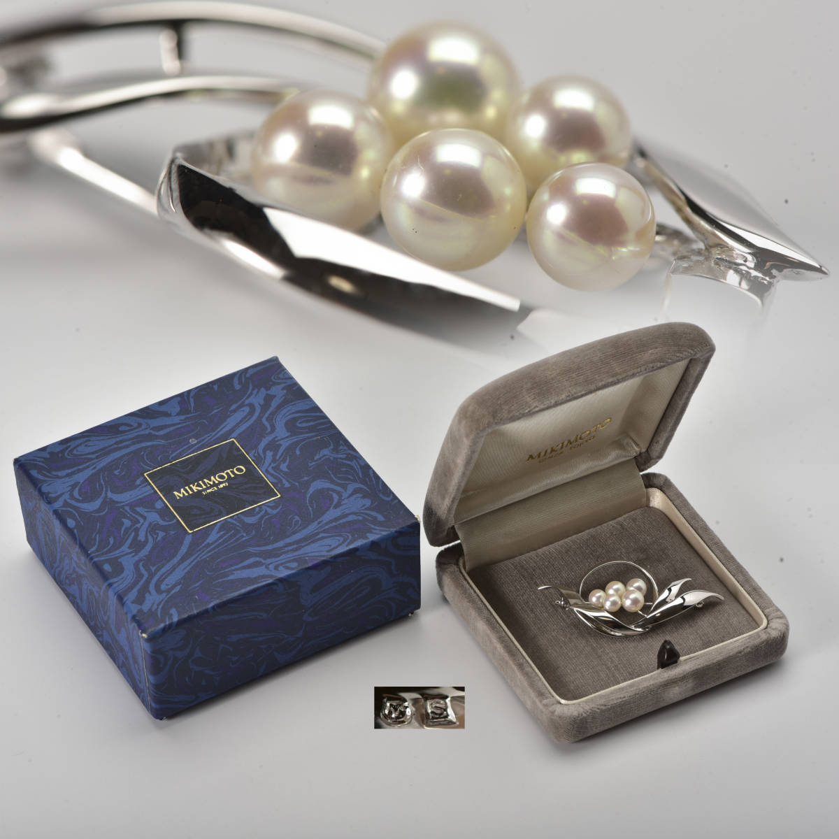 ミキモト真珠　御木本 パールブローチ・silver・o23038062