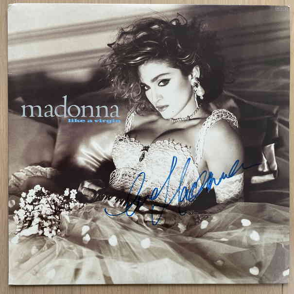 マドンナ madonna 直筆 サイン 入り キスマーク レコード 歌手 洋画 Madonna 直筆サイン入りレコード LP マドンナ Madonna LP マドンナ