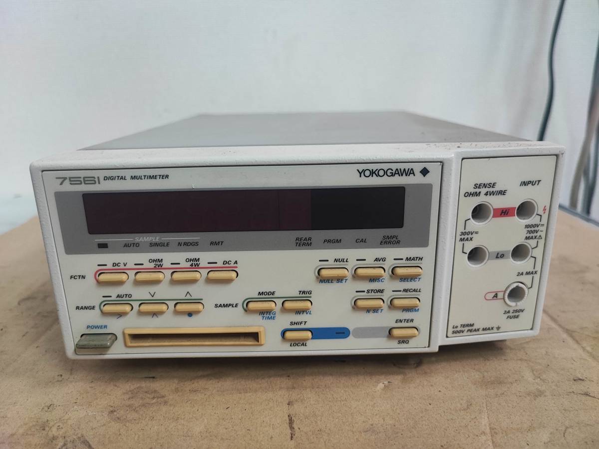 YOKOGAWA / 横河 / 6 1/2 デジタルマルチメータ / DIGITAL MULTIMETER