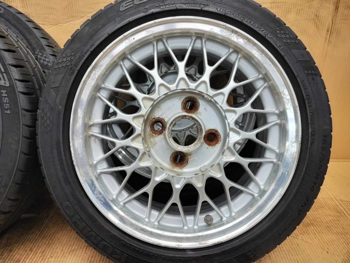 BBS 14インチ 6J 4H 軽自動車 ワゴンR タイヤ付き Yahoo!オークション
