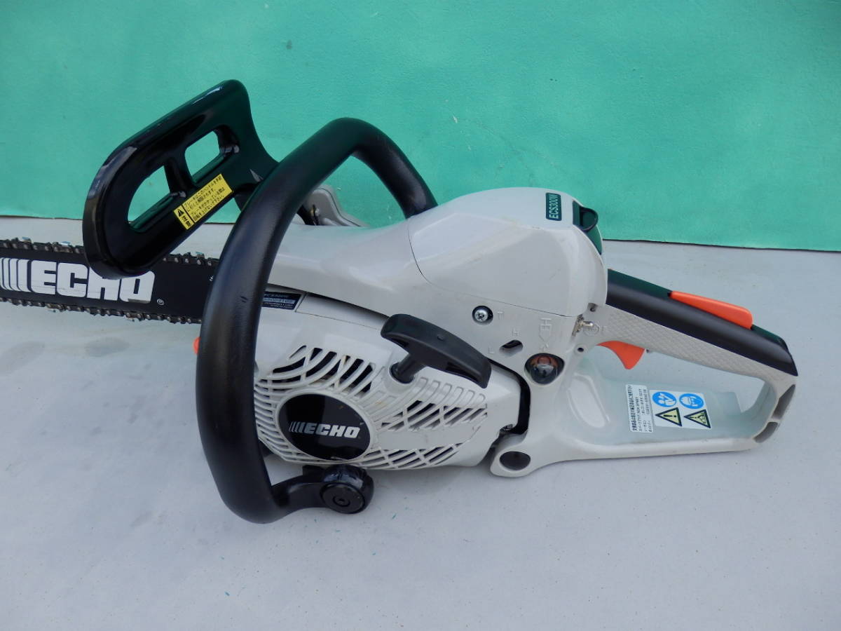 ○●完全整備1発始動●○共立ECS300Wチェーンソー35㎝インテンズガイドバー刃は8割りほど有り○●中古美品●○ ○●ご覧頂き有難う御座います●○