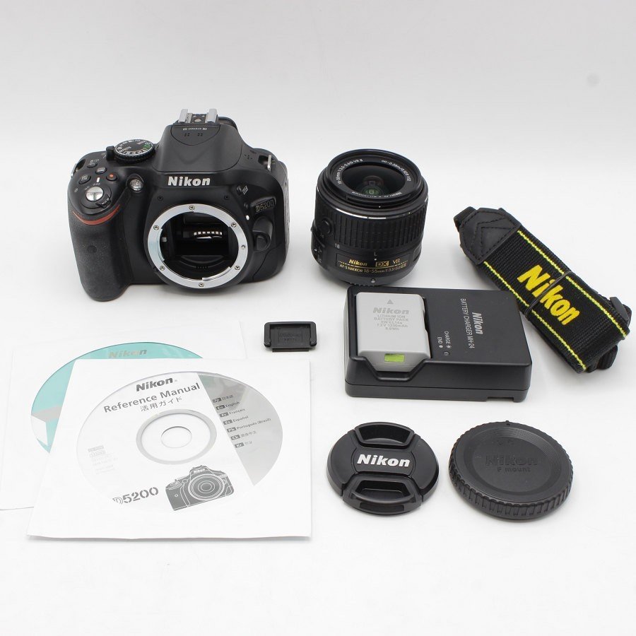 Nikon D5200 18-55 VR レンズキット 一眼レフカメラ ニコン 本体 D5200