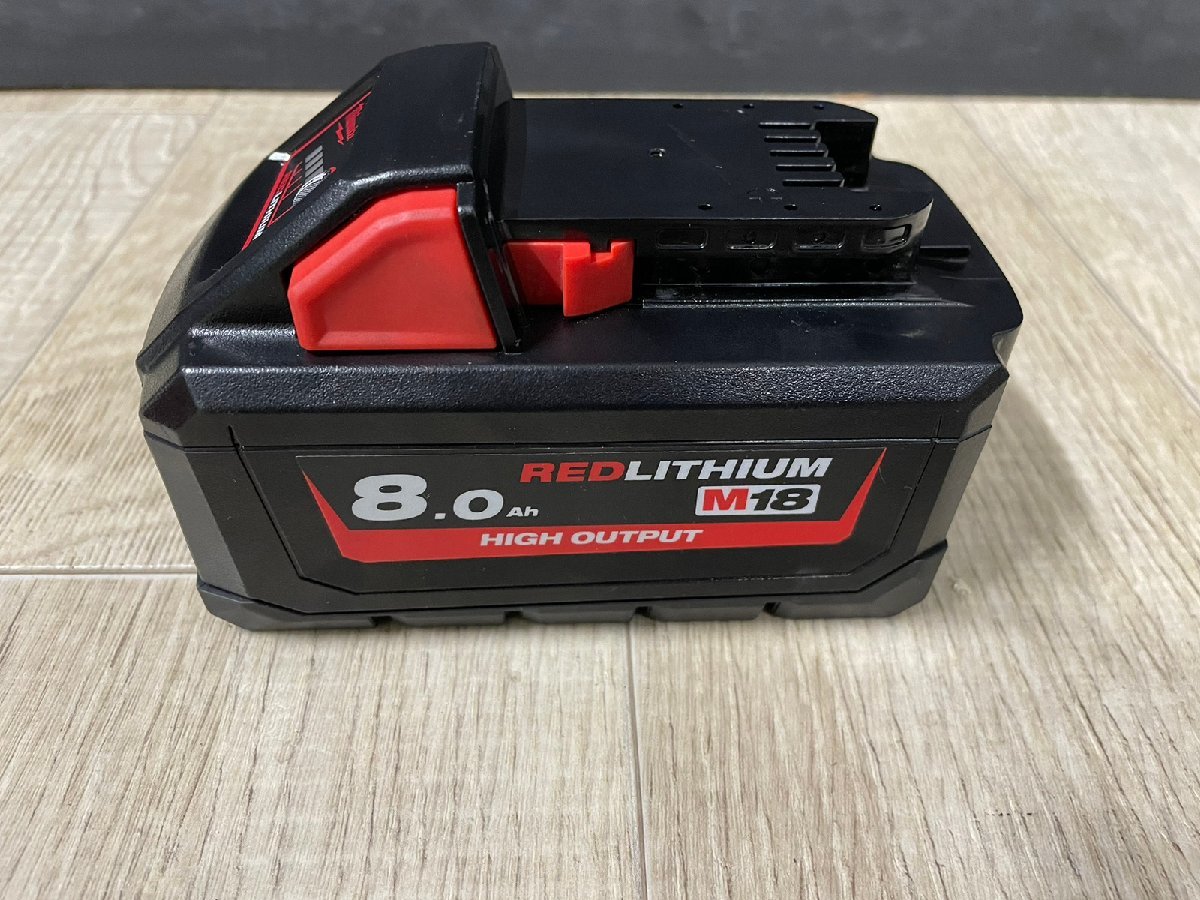 ◇美品◇ milwaukee ミルウォーキー 18V 8.0Ah パワーブースト 