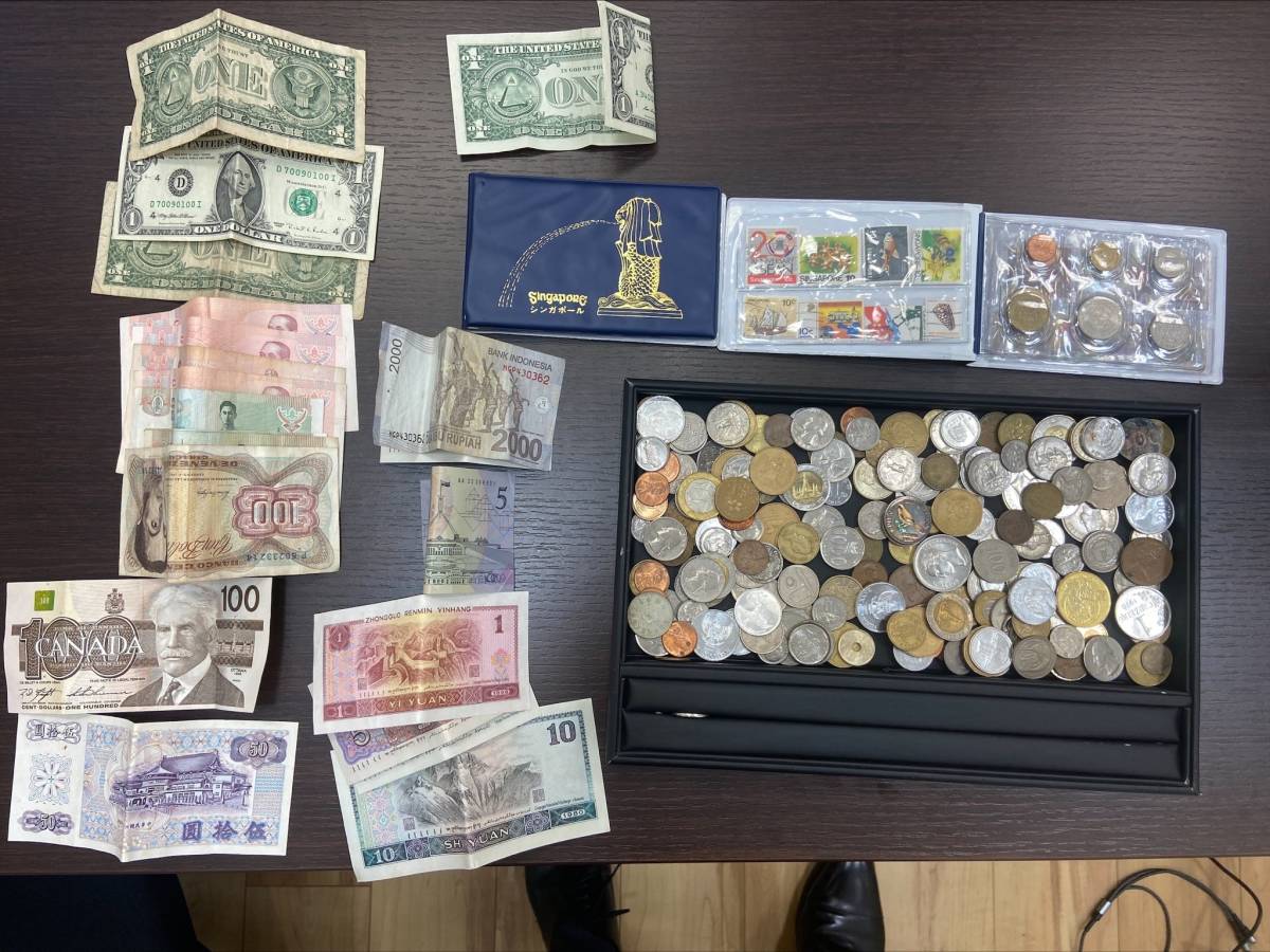 4523A 外国銭 ドル アメリカ 中国 ヨーロッパ カナダ シンガポール