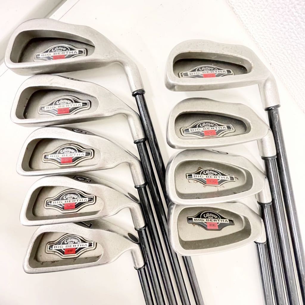 Callaway キャロウェイ BIG BERTHA アイアンセット 9本セット 3-9，P