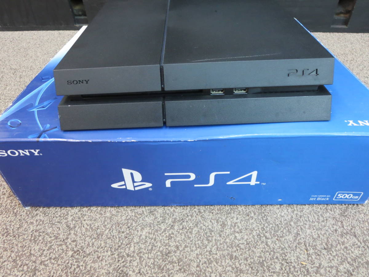 ジャンク！PlayStation4 ジェット・ブラック 500GB CUH-1200A B01