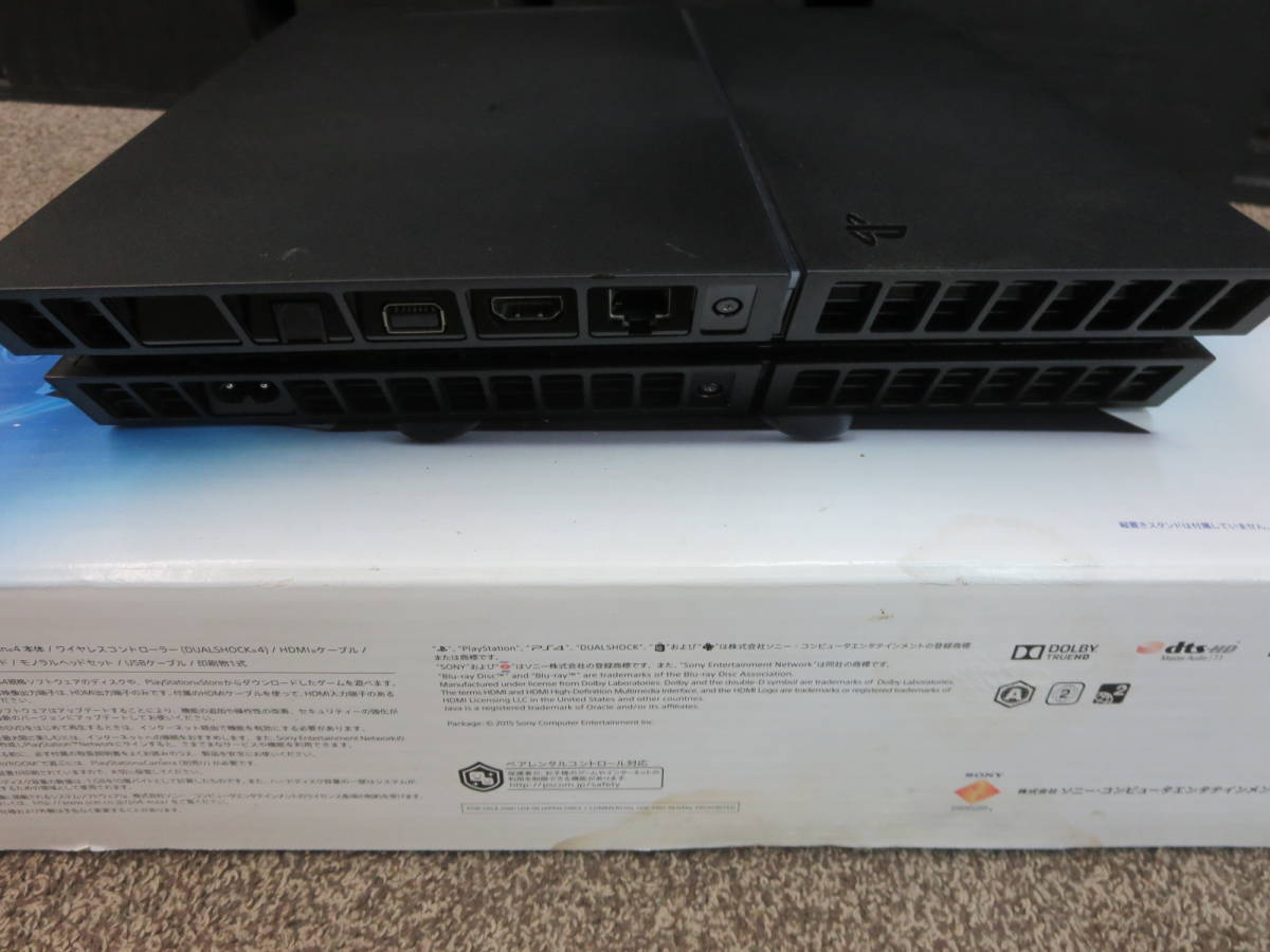 ジャンク！PlayStation4 ジェット・ブラック 500GB CUH-1200A B01