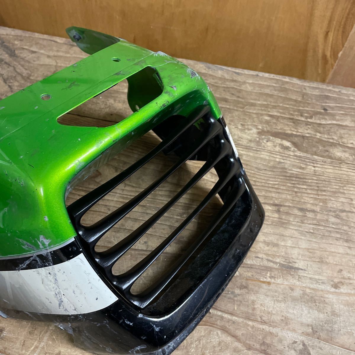 zrx1100 zrx1200r ヘッドライト ルーバー つや消しブラック 黒 ZRX1100