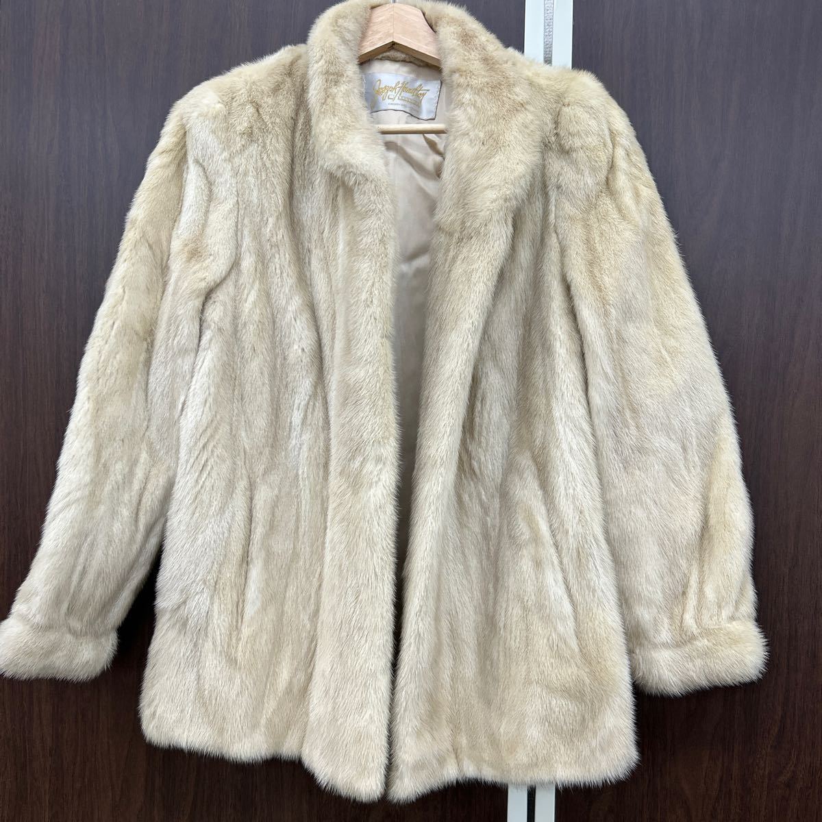 11. 毛皮 コート アウター MINK ハーフコート ファーコート ミンク
