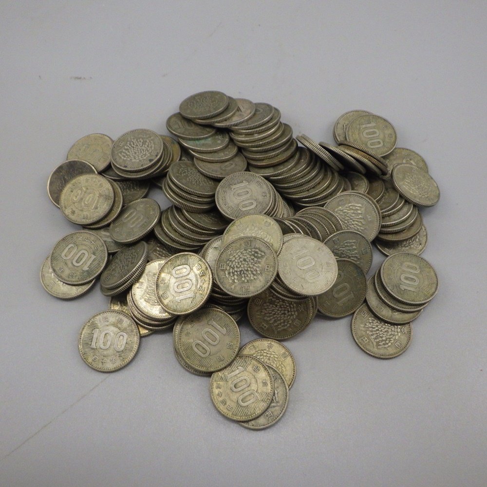 100円銀貨 東京オリンピック×23枚・稲×82枚・鳳凰×15枚合計120枚 古銭