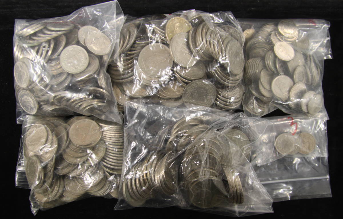 Yahoo!オークション スイスフラン 計584フラン まとめて おまとめ 大量 フラン 海外コイン 外国