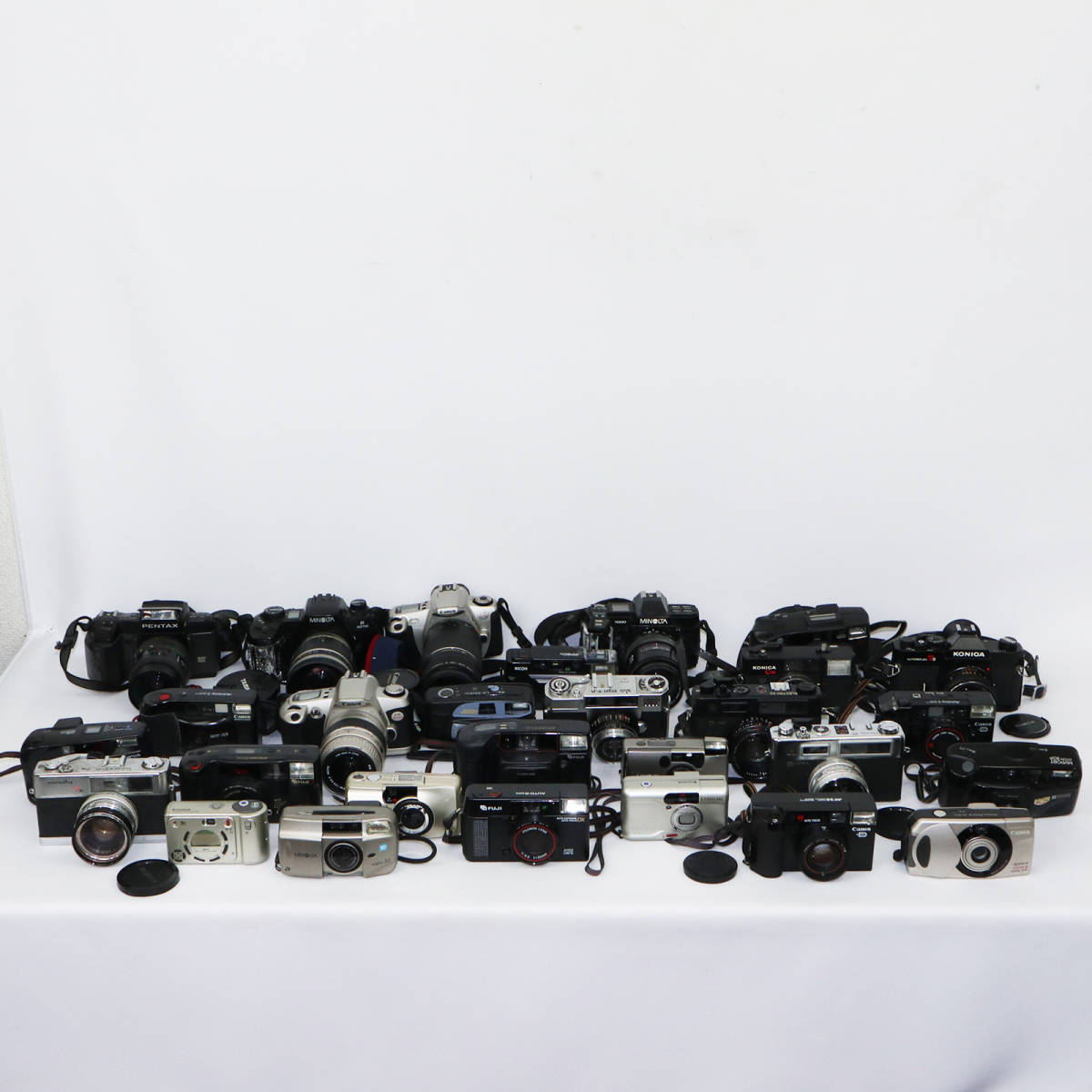 O-1698カメラ フィルムカメラ レンズ まとめ Canon ミノルタ