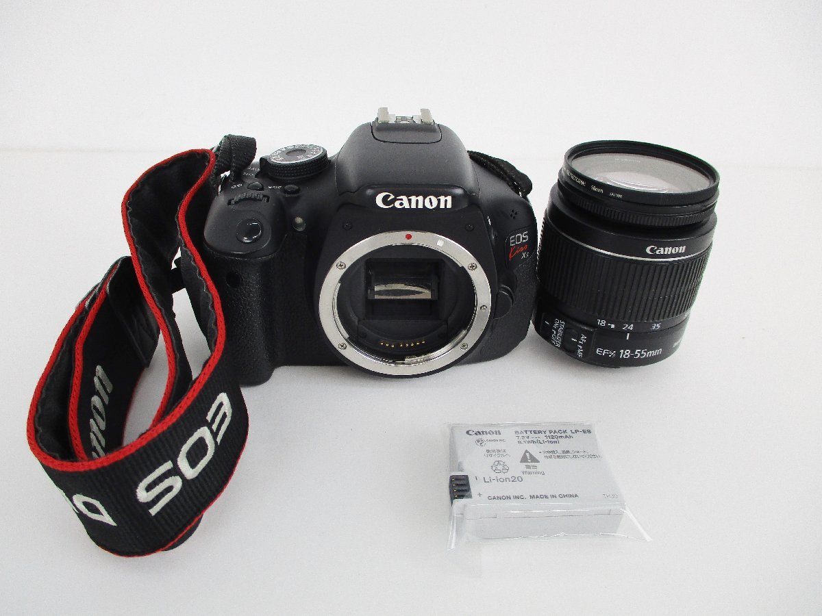 X5 EOS Kiss Canon キャノン レンズキット キヤノン IS II EF-S カメラ