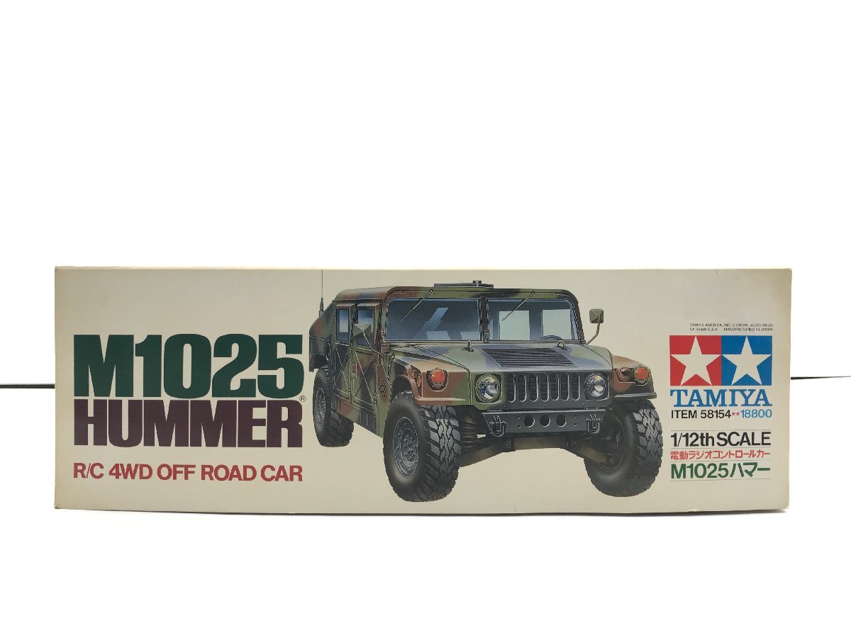 未組立☆TAMIYA タミヤ 1/12 電動RCカー ラジコン 組立キット M1025