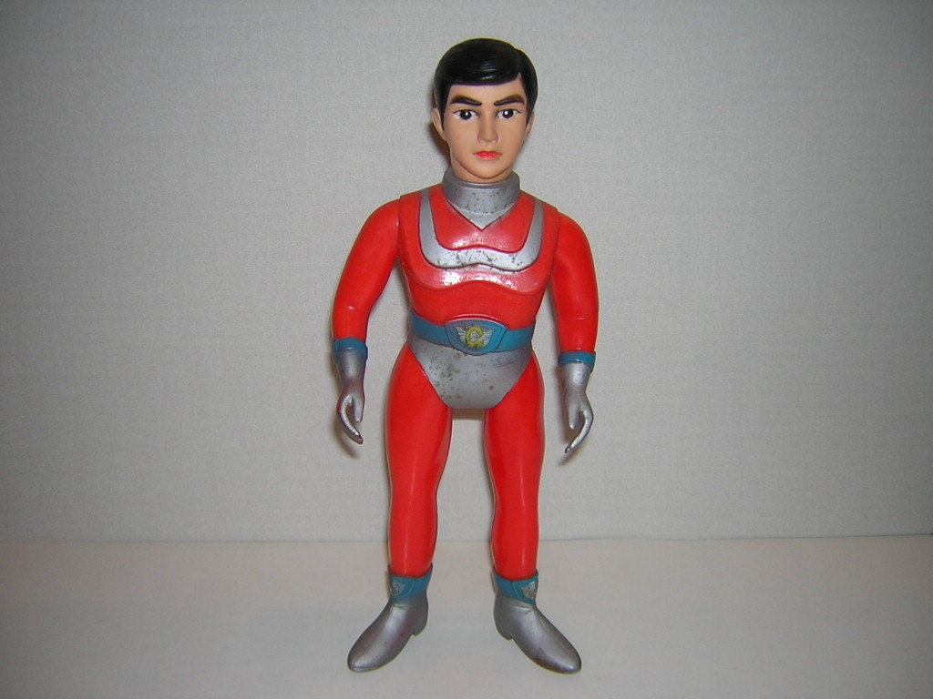 当時物　ブルマァク　ゴッドマン　ソフビ　スタンダードサイズ　30cm　面取れ