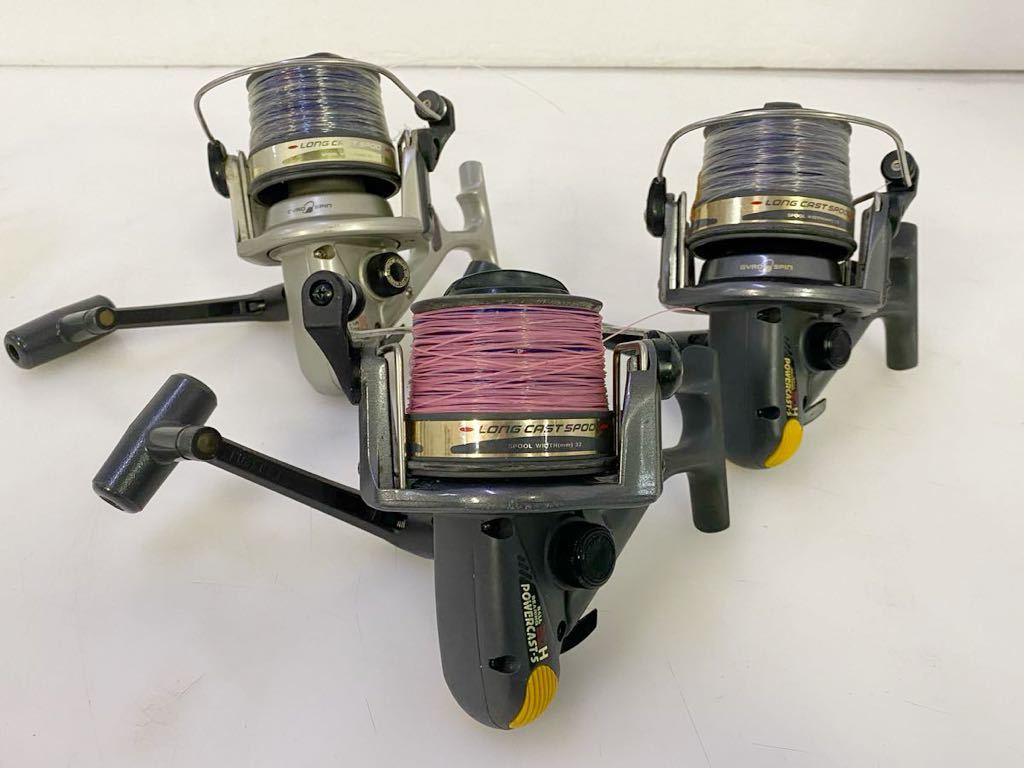 サ5320M☆3台セット☆ダイワ Daiwa POWERCAST-S 30H×2・POWERCAST-X