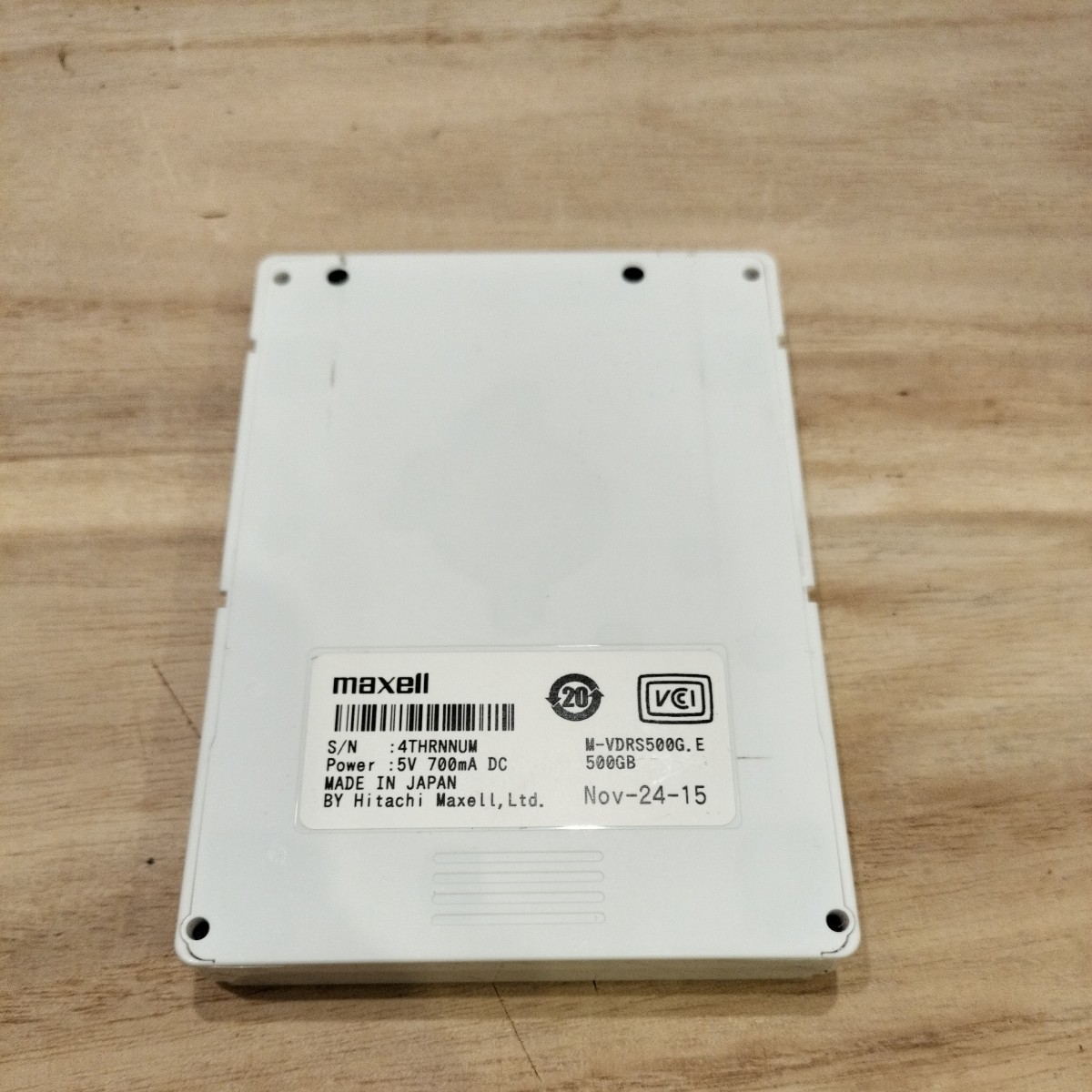 maxell iVDR-S カセットハードディスク 500GB マクセル iV ivdr-s