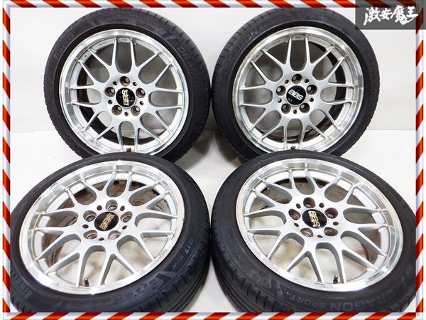 BBS RG719 FORGED 鍛造 17インチ 8J +40 5穴 PCD120 ピレリ 215/45R17