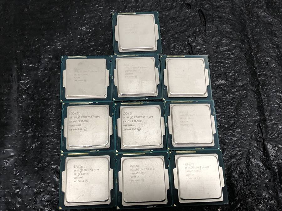 intel - CPU 計10枚セット まとめ売り i5-4590 4570 4460S■現状品