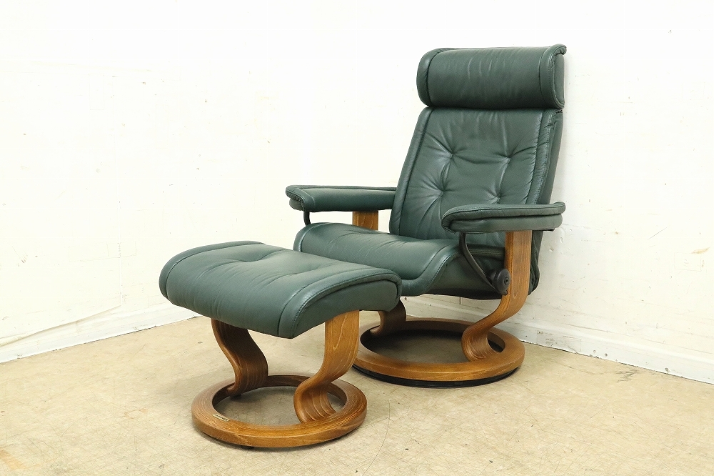EKORNES エコーネス ストレスレスチェア プリンス オットマン付き