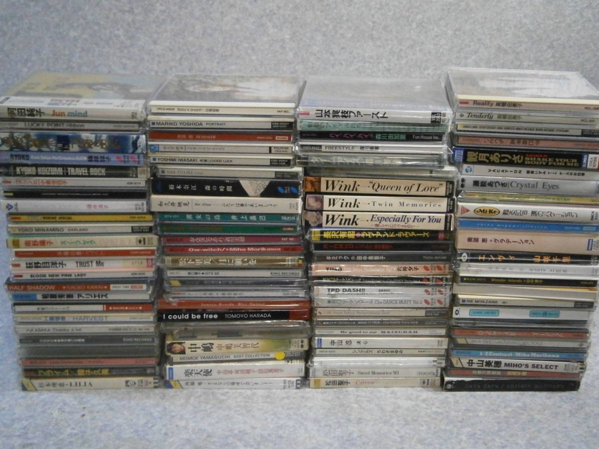 IDO1/CD 96点セット/まとめて 大量/J-POP 女性 アイドル 小泉今日子 南野陽子 河合奈保子 WINK 中山美穂 松田聖子 宮沢りえ 酒井法子