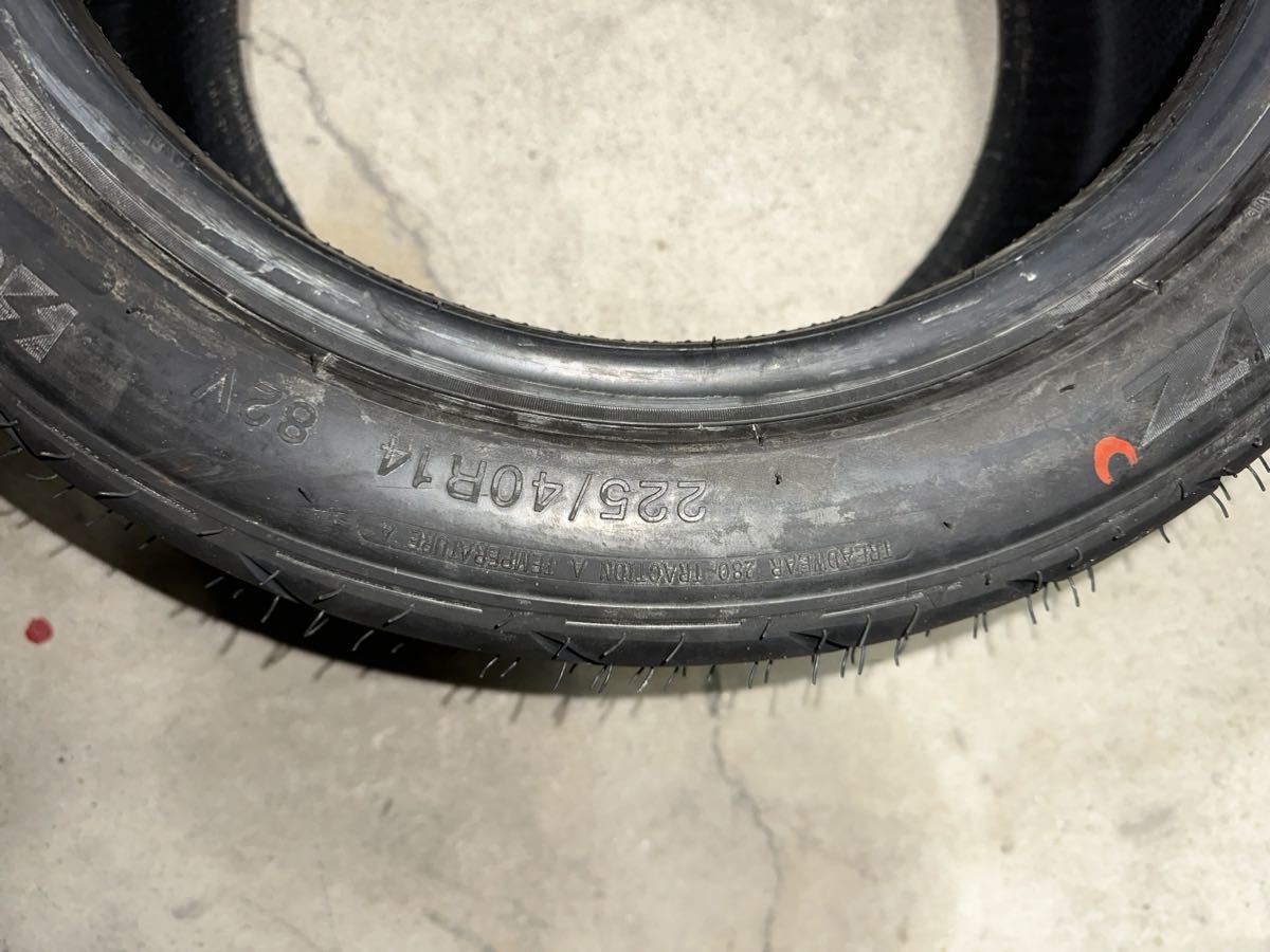 シバタイヤ 新品2本 バリ溝 売り切り 225/40/14 ヨコハマ 14インチ 