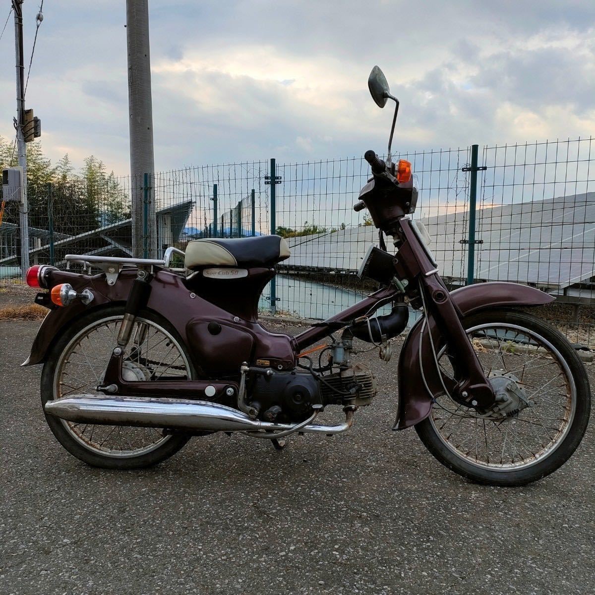 ホンダ スーパーカブ 行灯カブ レストアベース c50 ホンダ レストア