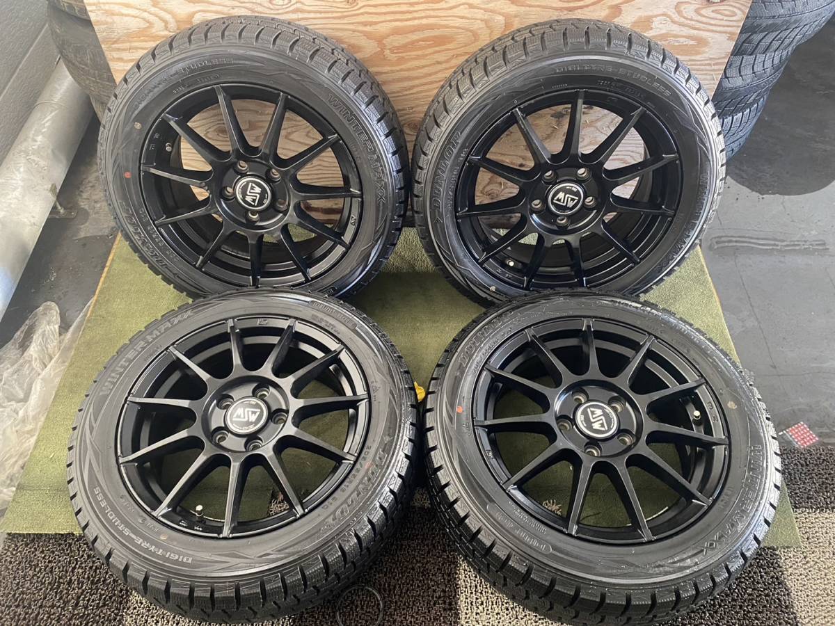 フィアット500 純正ホイール 185/55R15 4本セット Laufennスタッドレス