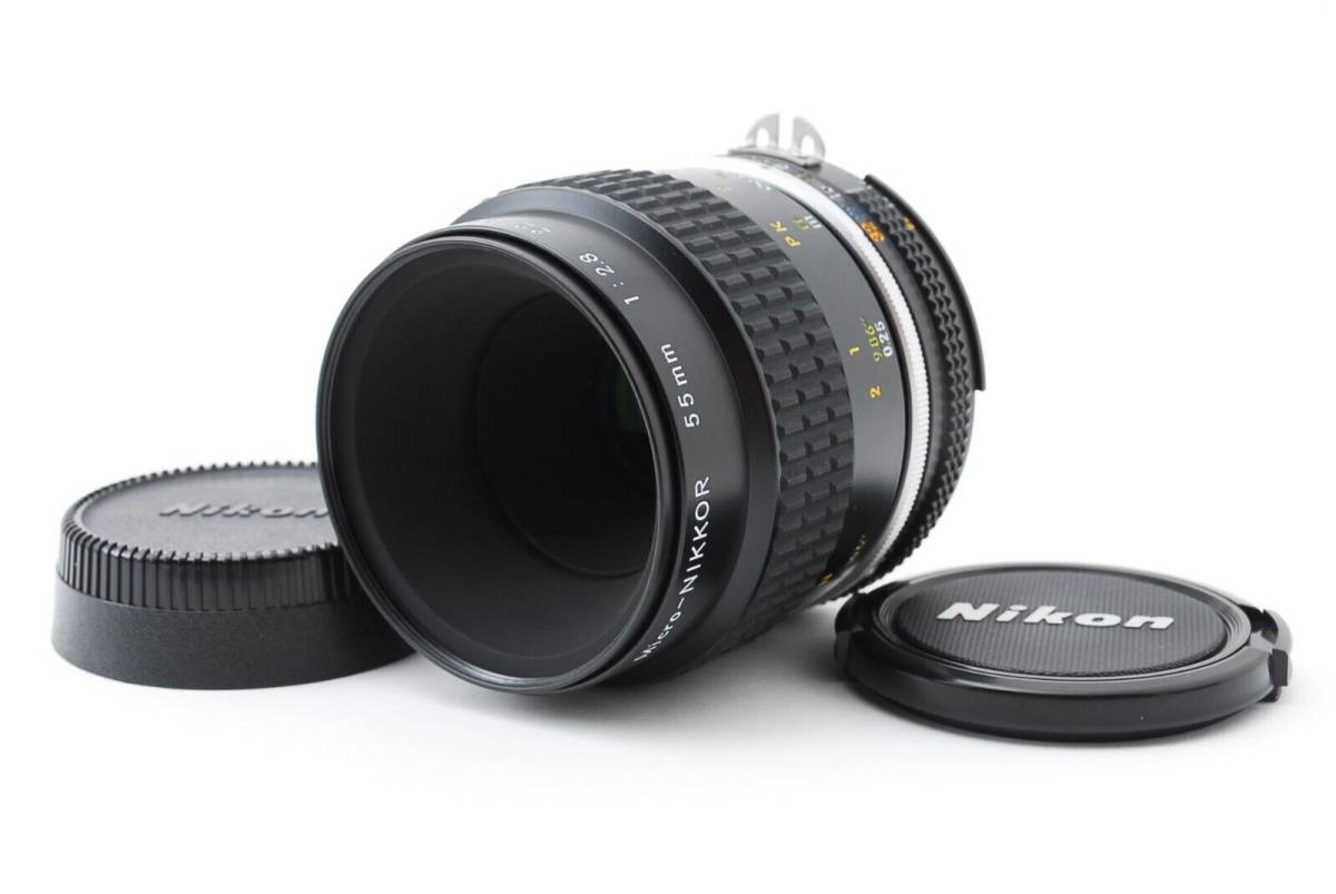 ニコン Nikon Ai-s Micro Nikkor 55mm F2.8 Micro MF レンズ