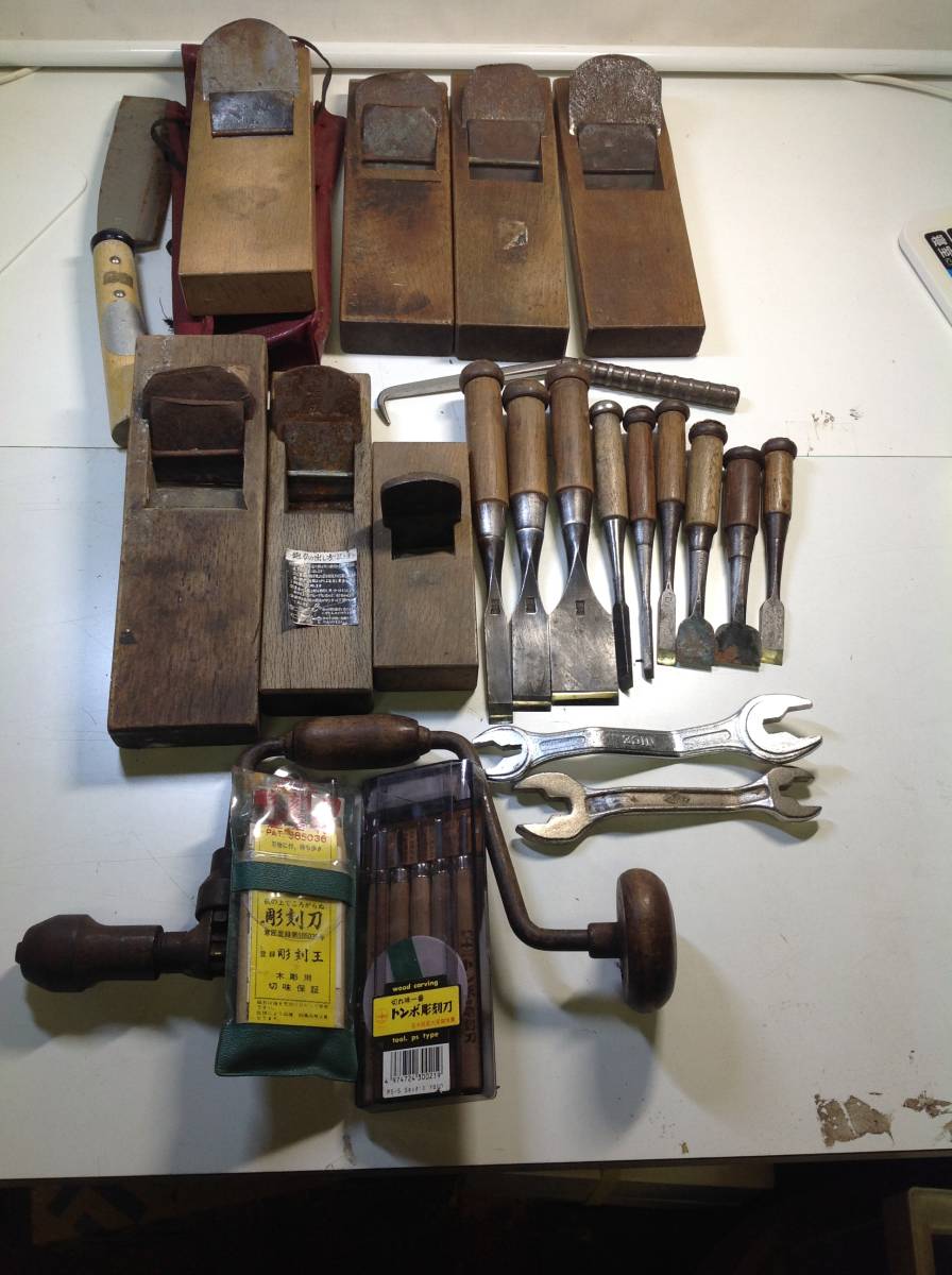 大工道具 鉋 かんな 、ノミ　等 まとめ売り　 中古品