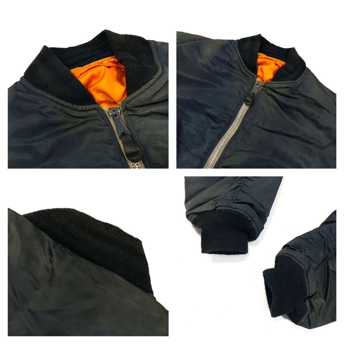 80's古着 USA製 ALPHA INDUSTRIES/アルファ インダストリーズ MA-1