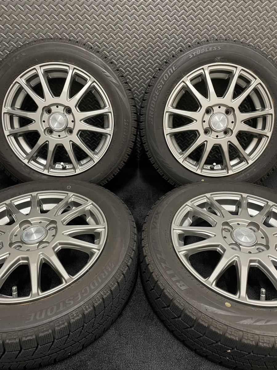  155/65R14 BRIDGESTONE/VRX 18年製 PREDICT 14インチ 4.5J＋45 100 4H スタッドレス 4本 ブリヂストン 軽自動車 1-B752(スタッドレスタイヤ)｜売買されたオークション情報、yahooの商品情報をアーカイブ公開 - 4穴